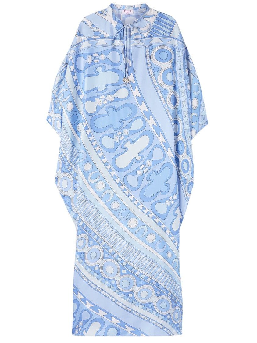 Emilio Pucci Tunic-Style Long Dress With Geometric Patterns