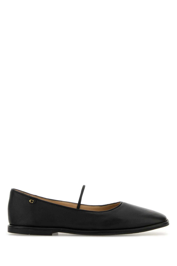 Coach New York Black Leather Emilia Ballerinas
