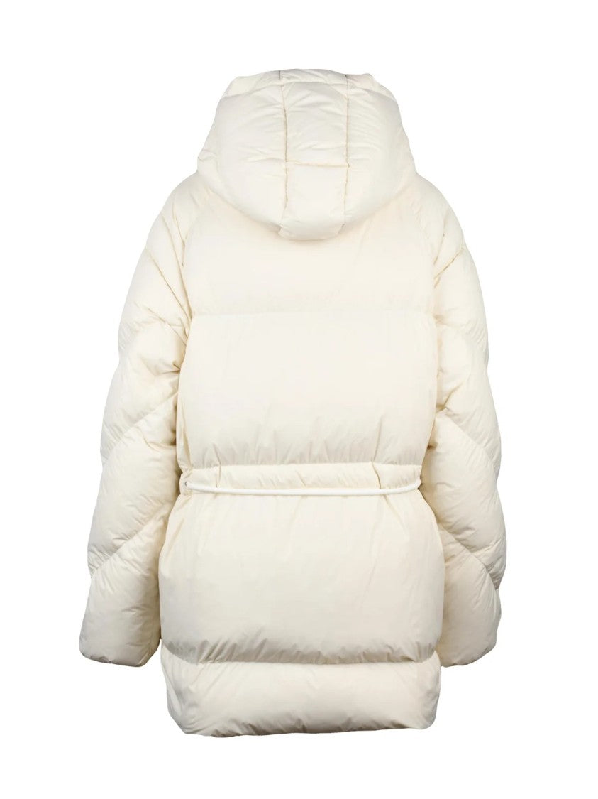 Bacon White Polyamide Owl Down Jacket