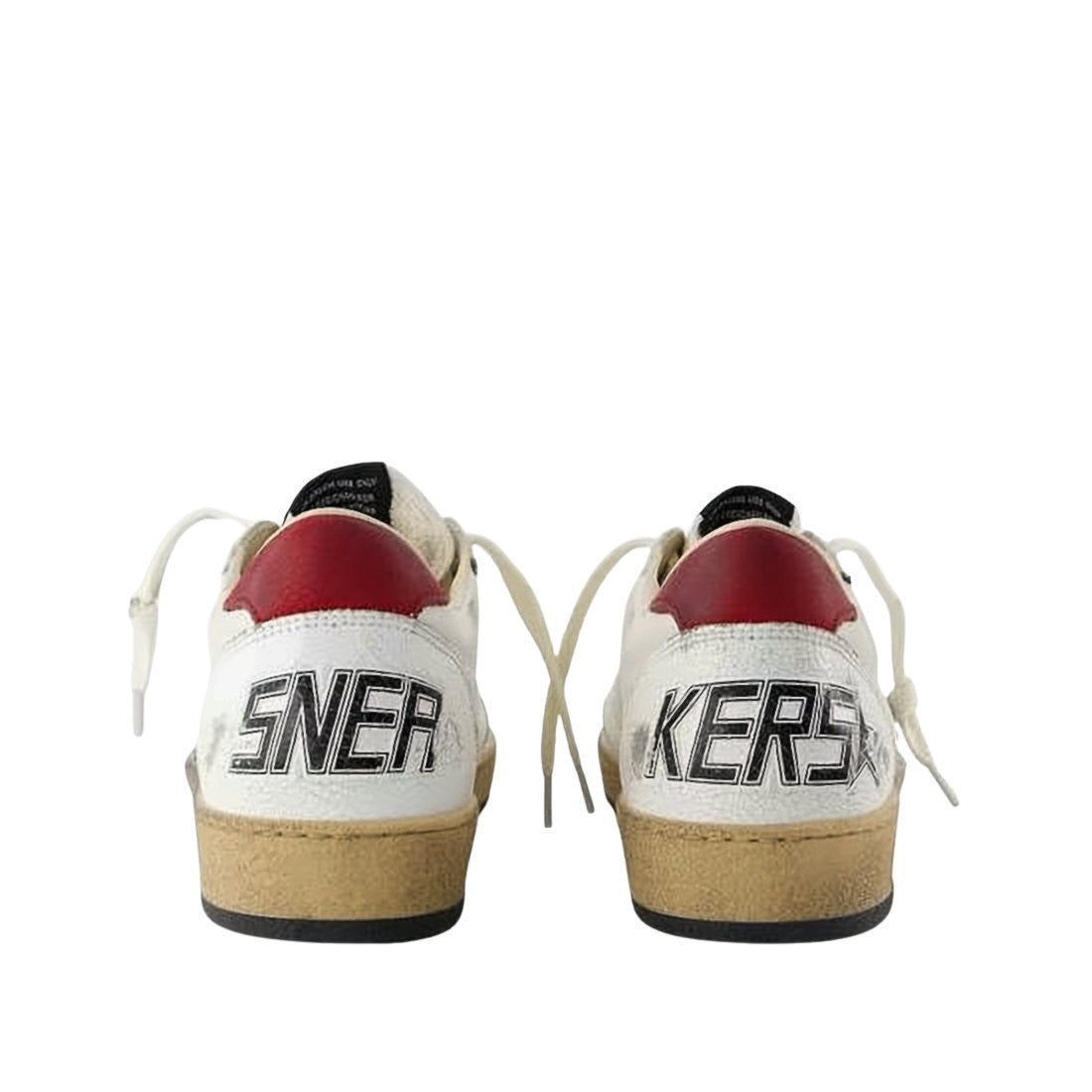 Golden Goose Vintage-Inspired Cream Napa Leather Sneakers