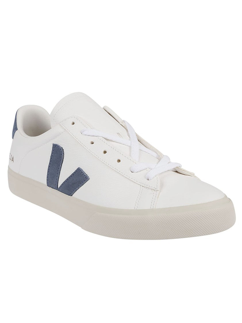 Veja Campo Chromefree Leather Suede Low-Top Sneakers
