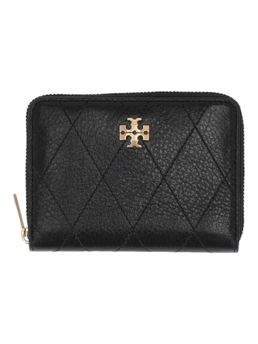 Tory Burch Charlie Quilted Small Zip-Around Wallet