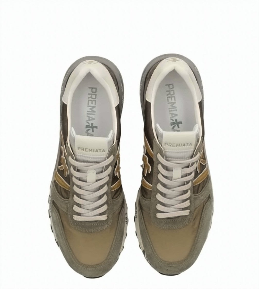 Premiata Lander 8009 Suede Insert Sneakers
