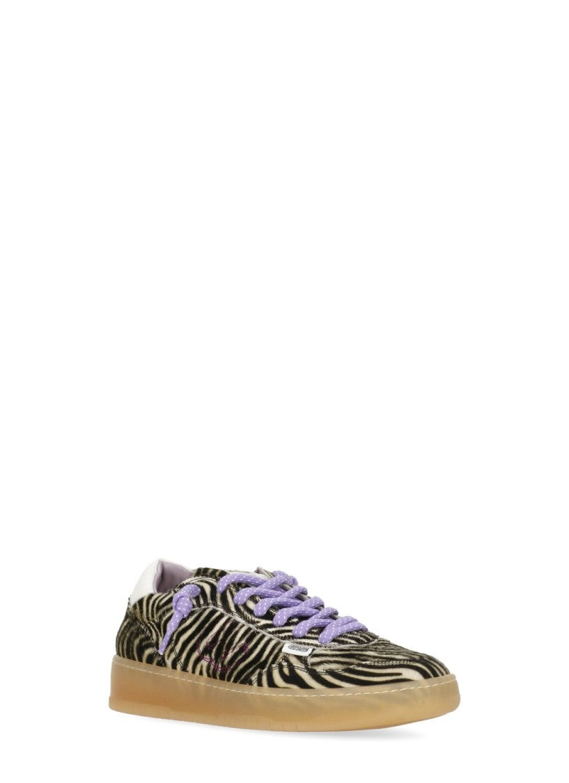 Evenu Equal Multicolor Calf Hair Low-Top Sneakers