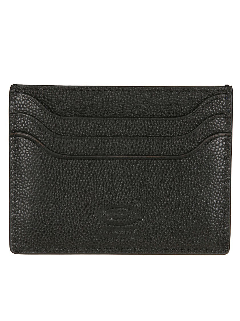 Tod's Tsy Calf Leather Card Holder