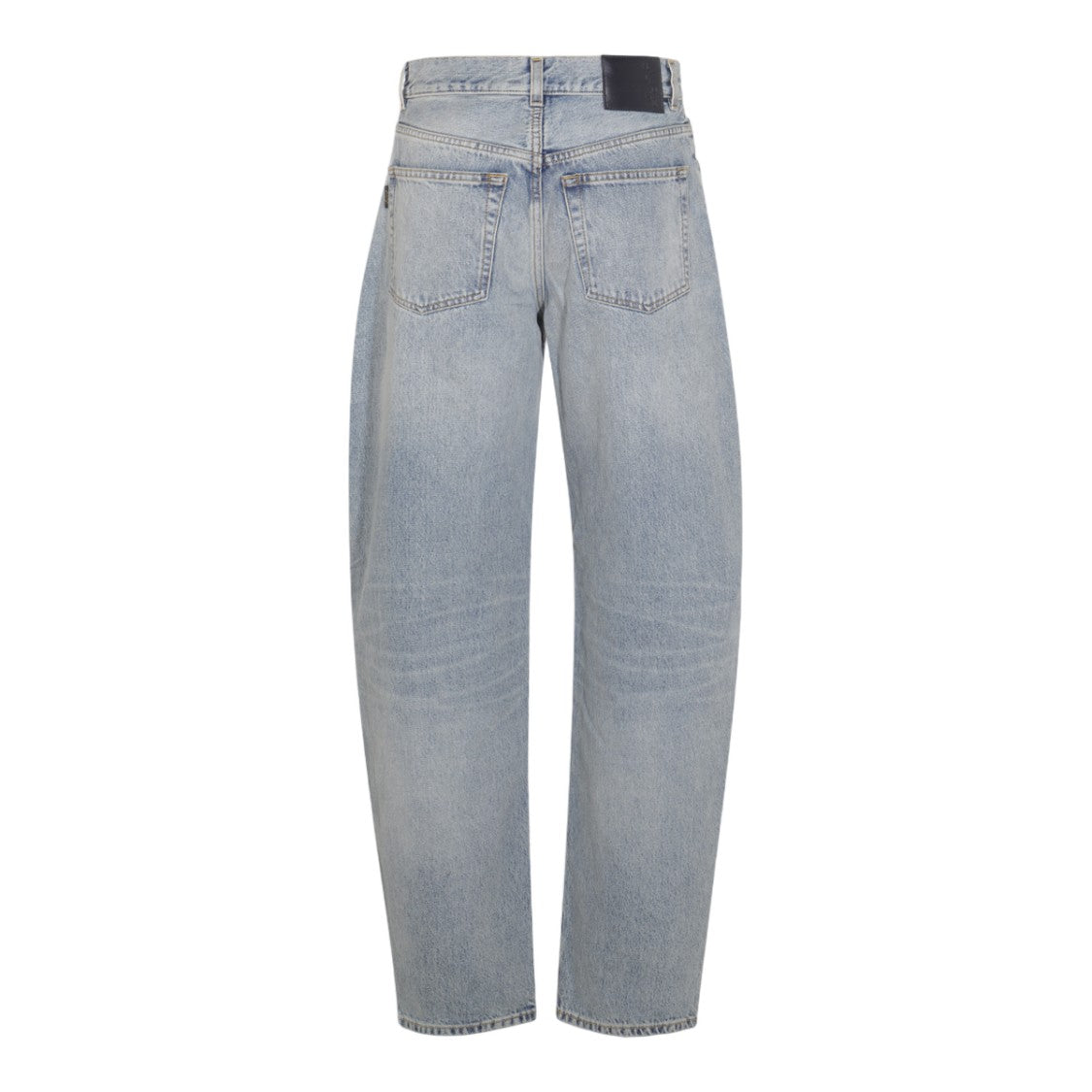 Haikure High-Waisted Light-Wash Denim Jeans