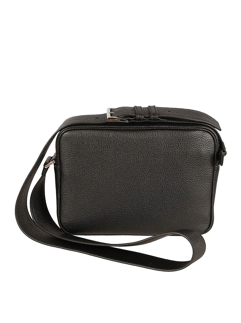 Prada Compact Shoulder Bag In Soft Calf Leather