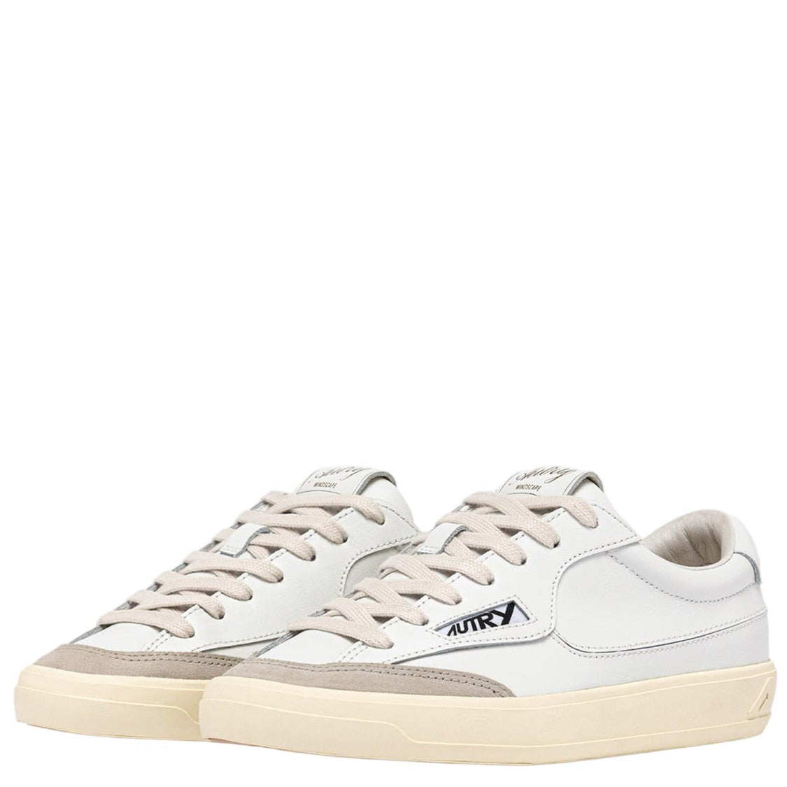 Autry Low-Top Sneakers With Round Toe And Lace-Up Closure