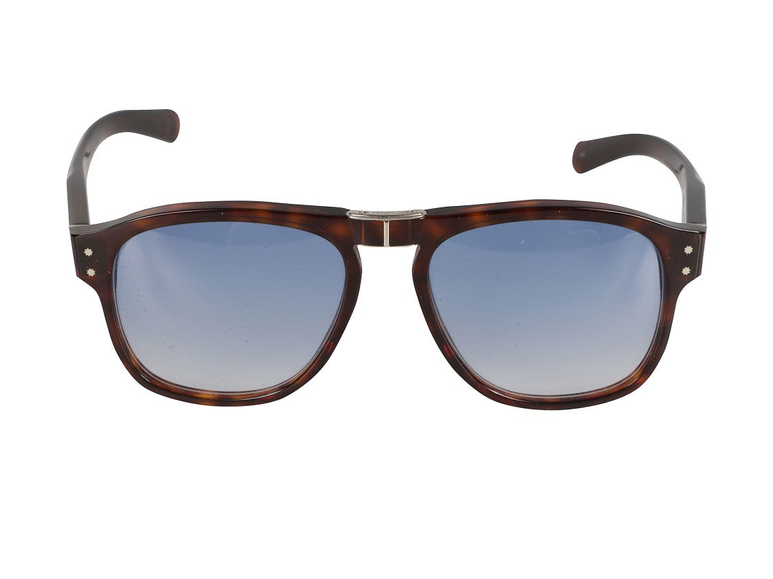 Kador Blue Gipsy Flag/N Tortoiseshell Square Sunglasses