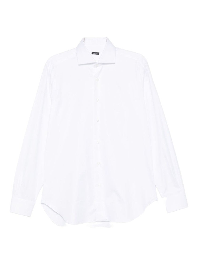 Barba Crisp White Long-Sleeve Barba Shirt