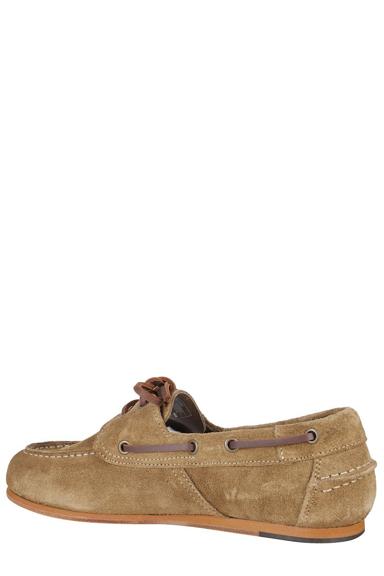 Sebago Brown Owen Laced Leather Loafers