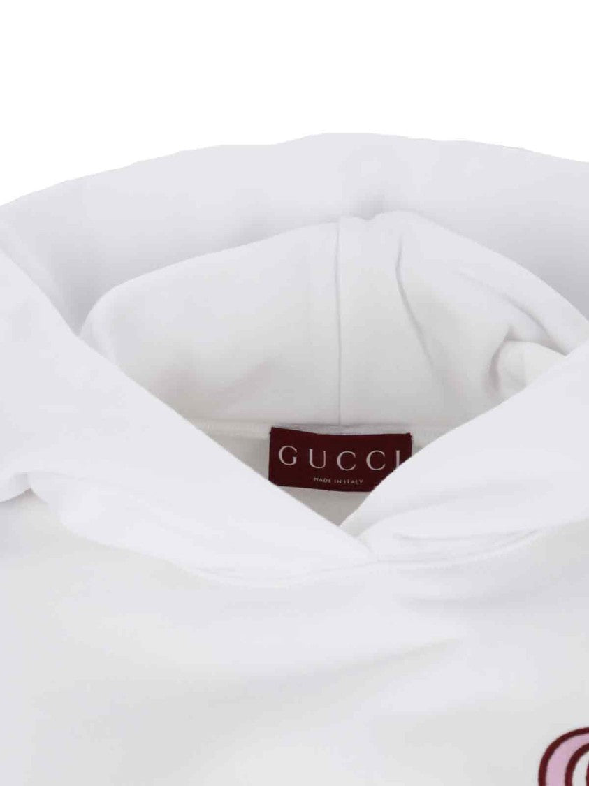 Gucci Logo Hoodie – White