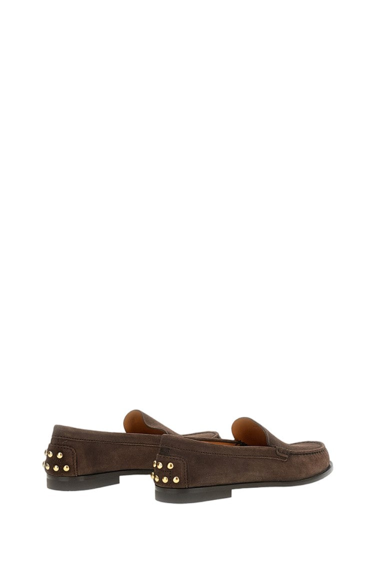 Tod's Brown Tod’S Gommini Metallo Loafers
