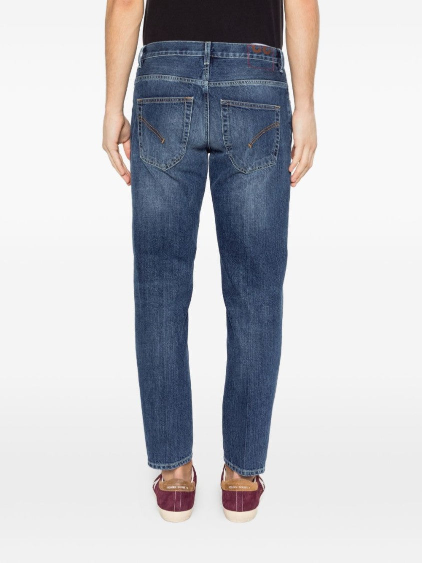 Dondup Blue Cotton Jeans