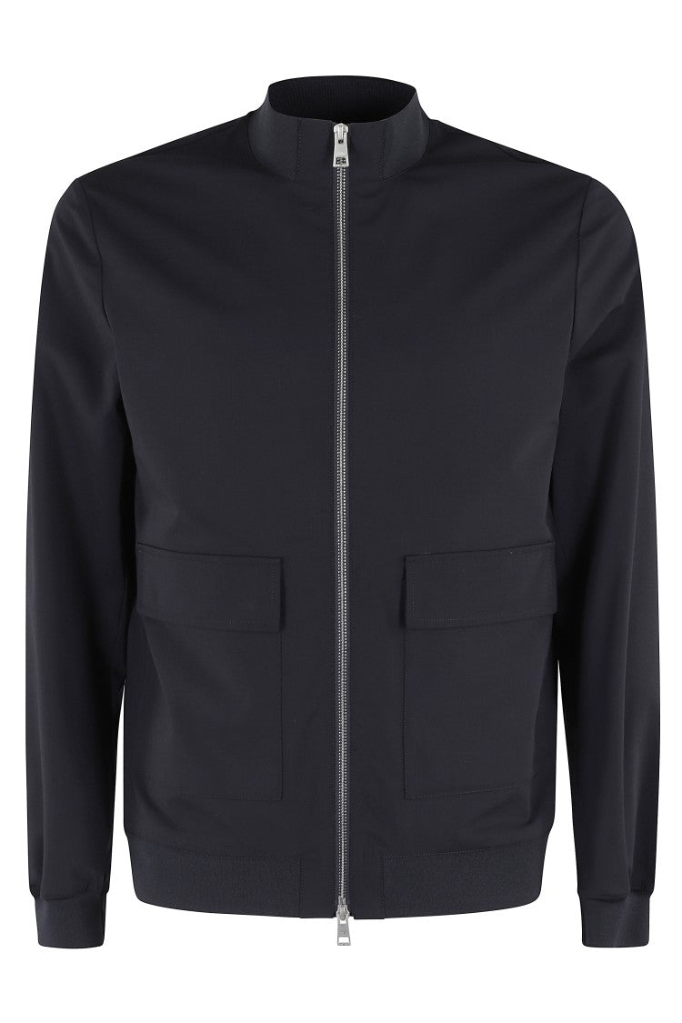 Duno Bomber Front Pockets Superlight Wool Blend