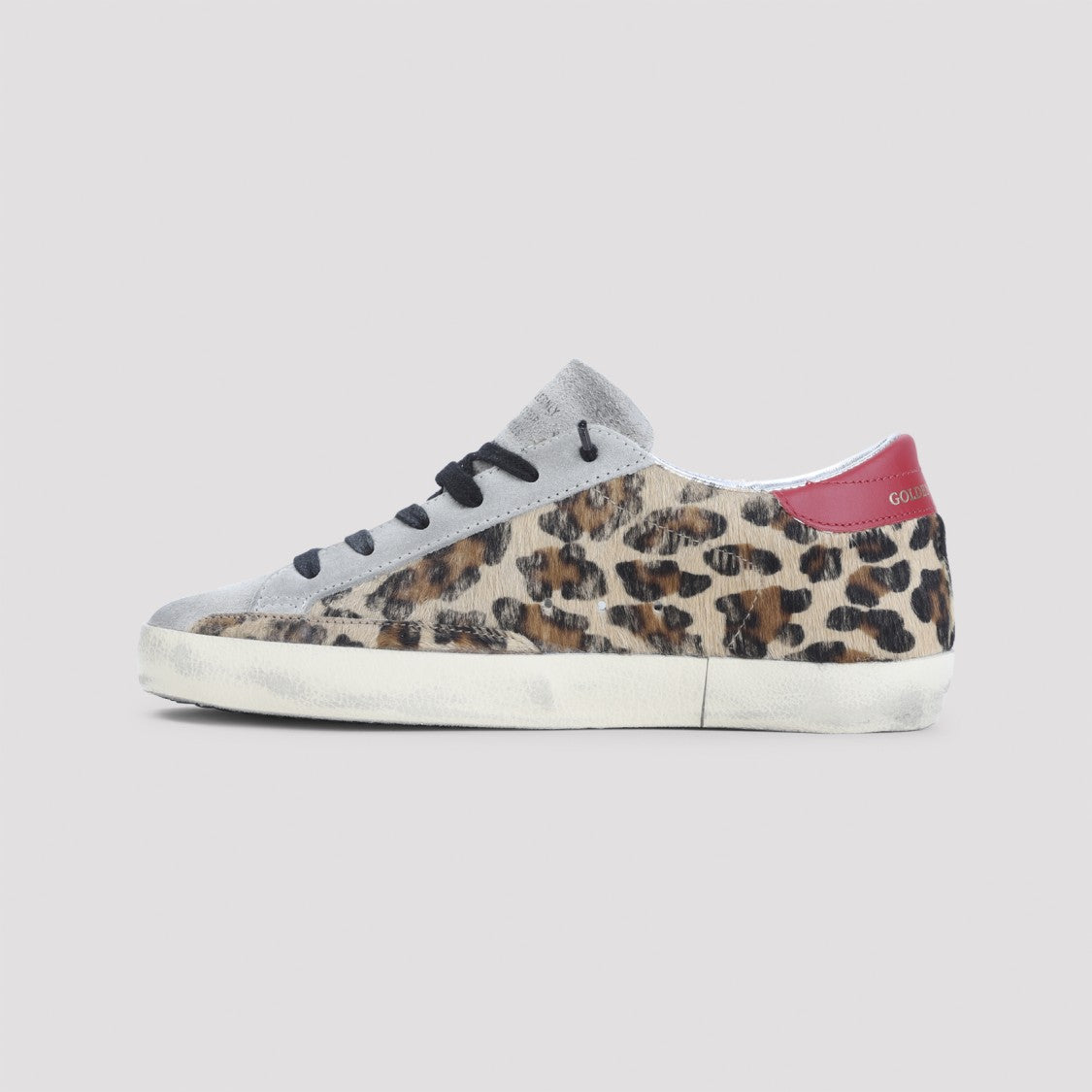 Golden Goose Leopard Print Low-Top Sneakers