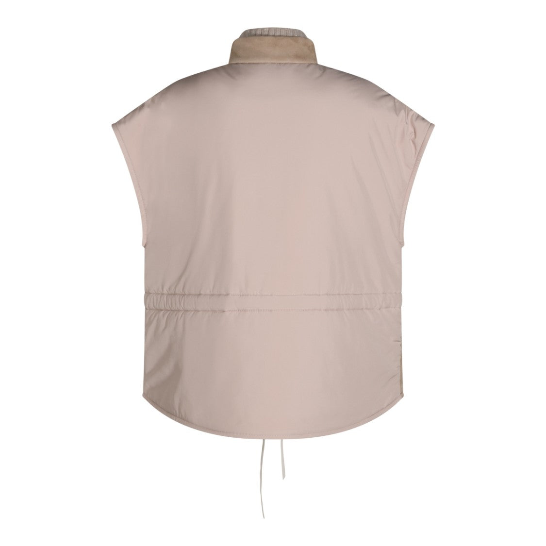 Fabiana Filippi Sleeveless High Collar Quilted Jacket