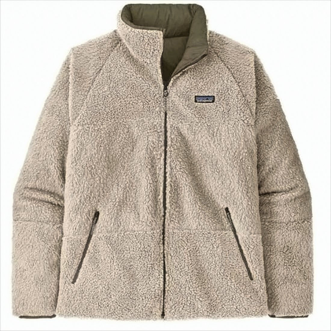 Patagonia Reversible Quilted Jacket With Sherpa Fleece And High Collar