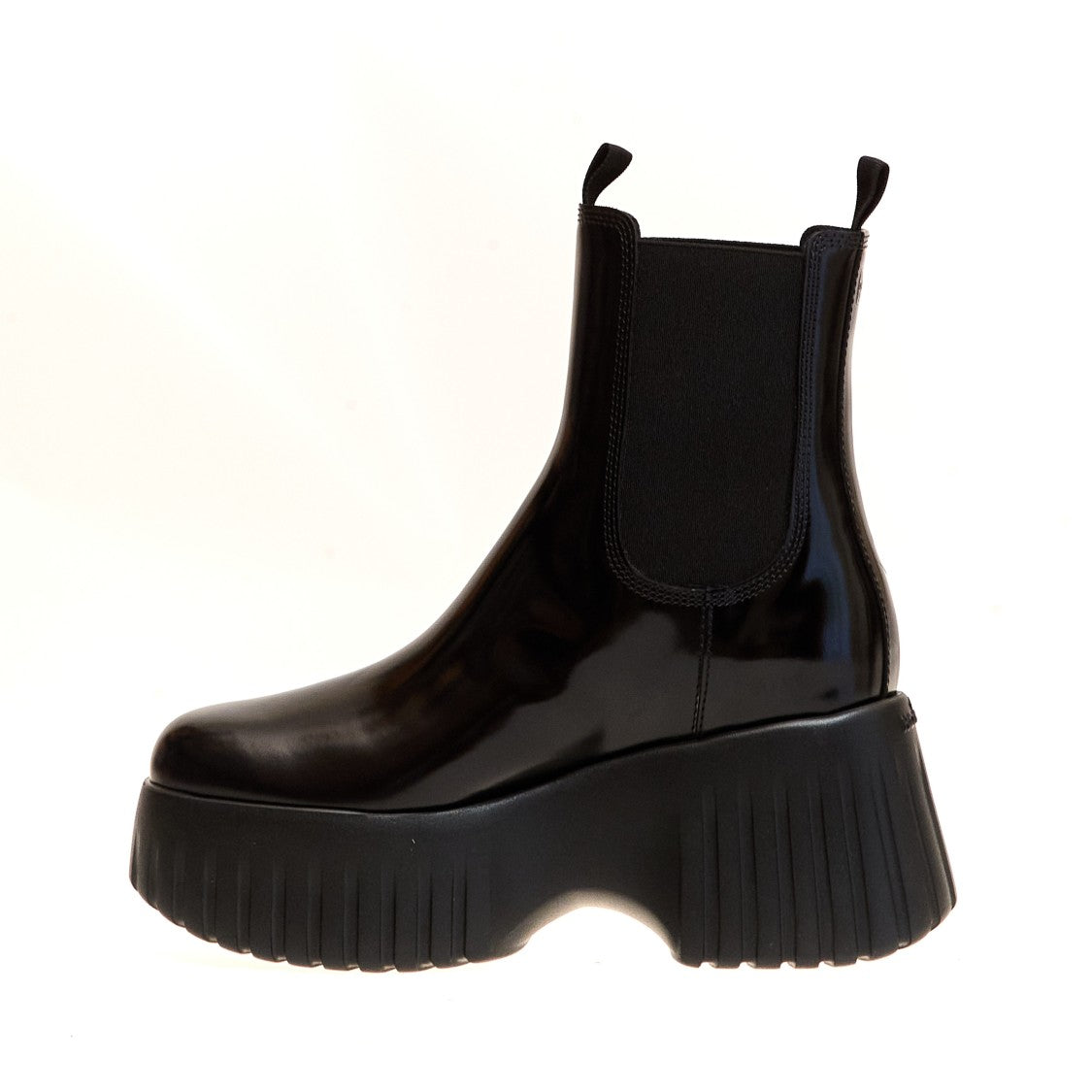 Hogan Medium Boot In Black Leather