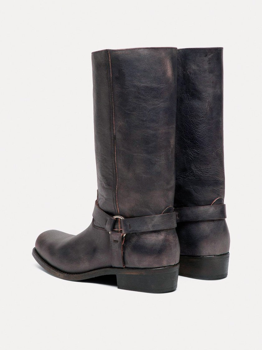 Golden Goose Biker Square-Toe Boots