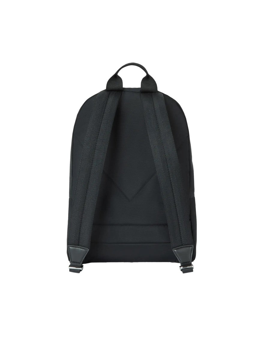 Kenzo Black Backpack With Adjustable Straps And Iconic Tiger Embroidery