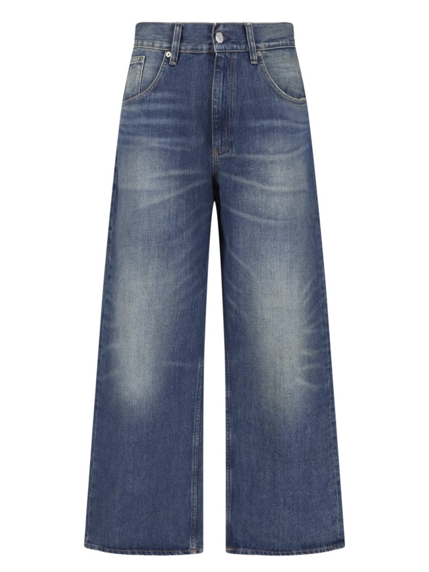 Sunflower Blue Super Wide Denim Wide-Leg Jeans