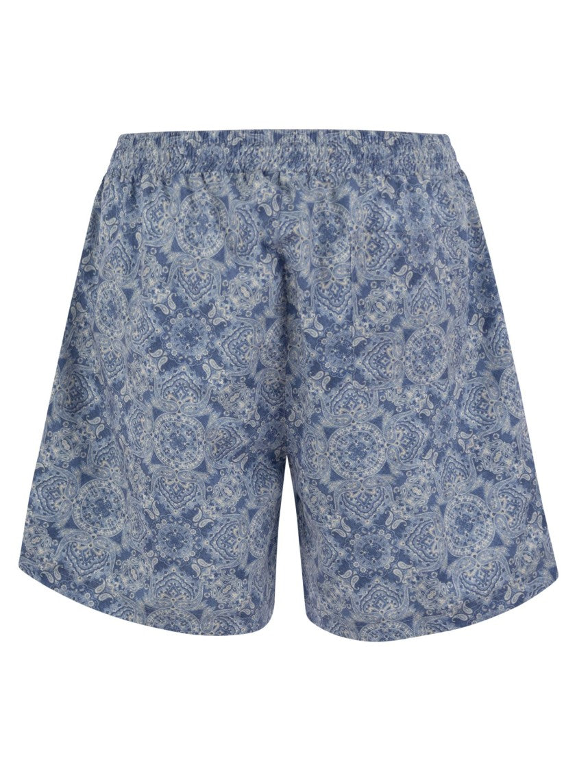 Brunello Cucinelli Beach Swimsuit With Paisley Design