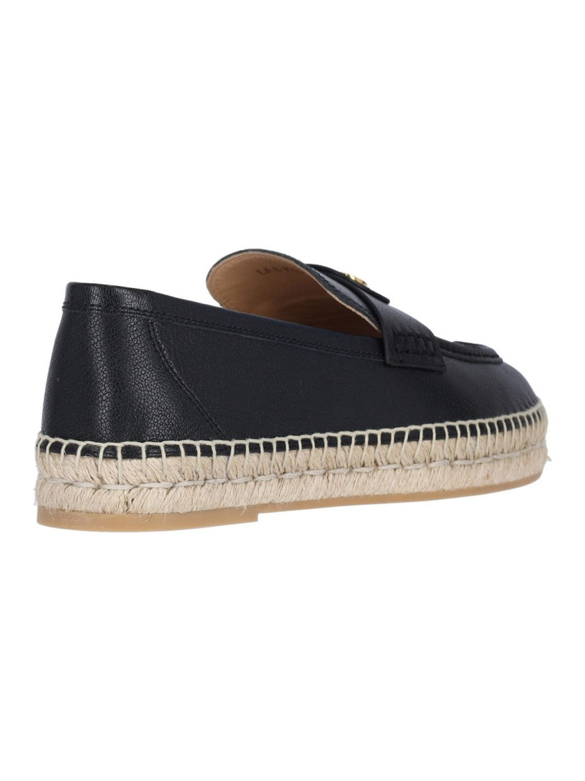 Valentino Garavani "Vlogo Signature" Loafers – Black