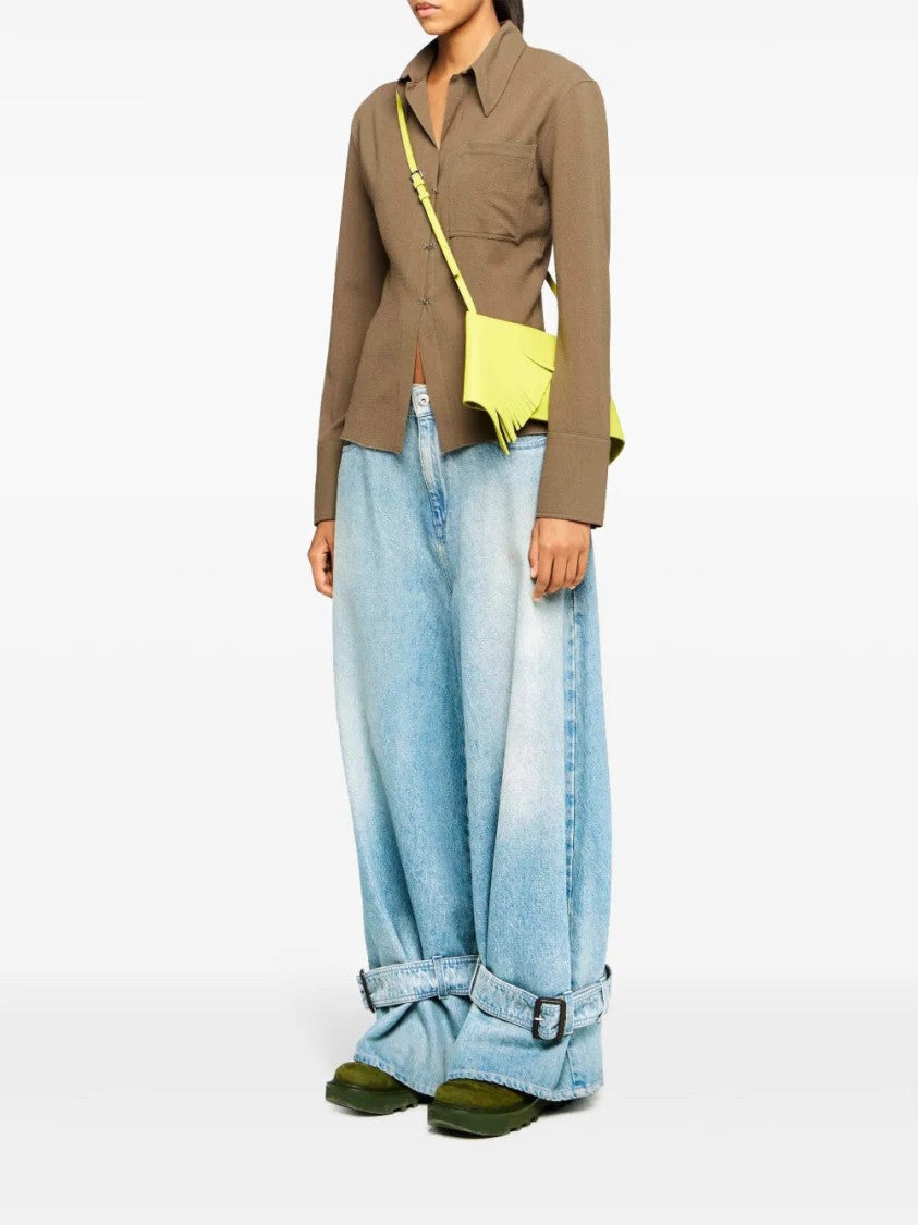 J. W. Anderson Blue Buckled Jeans