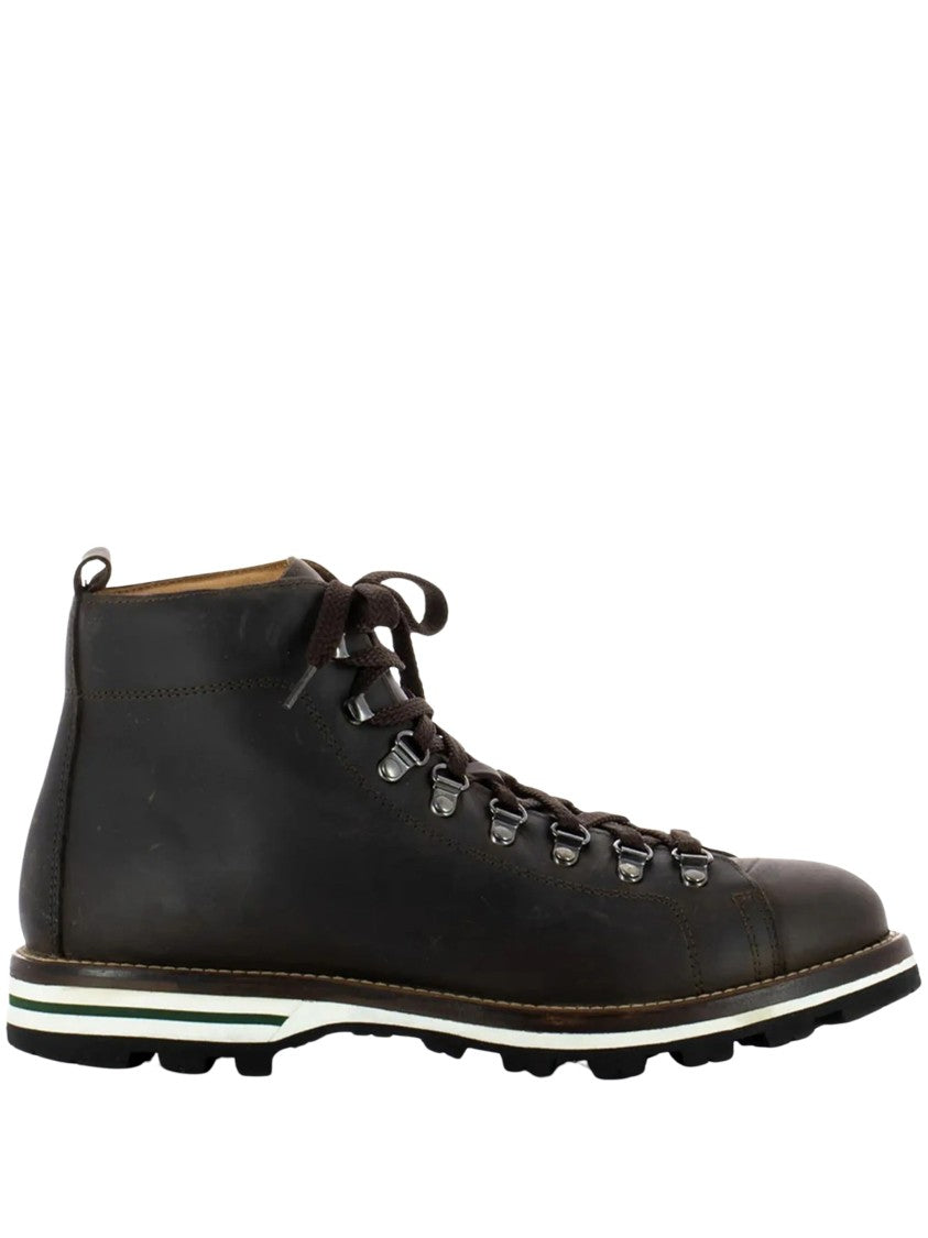 Monpiz Falcade Pedula Leather Ankle Boots