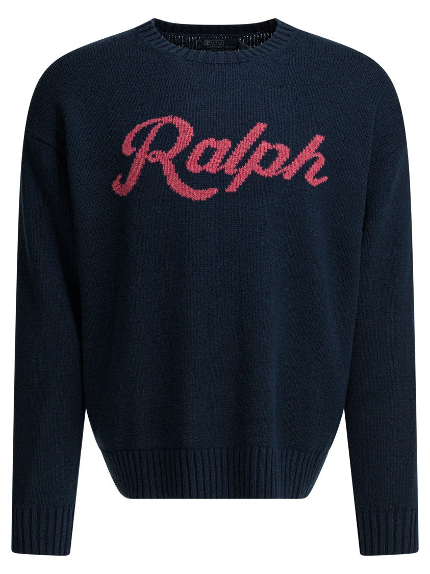 Polo Ralph Lauren Relaxed Fit Knitwear With Bold Script Text
