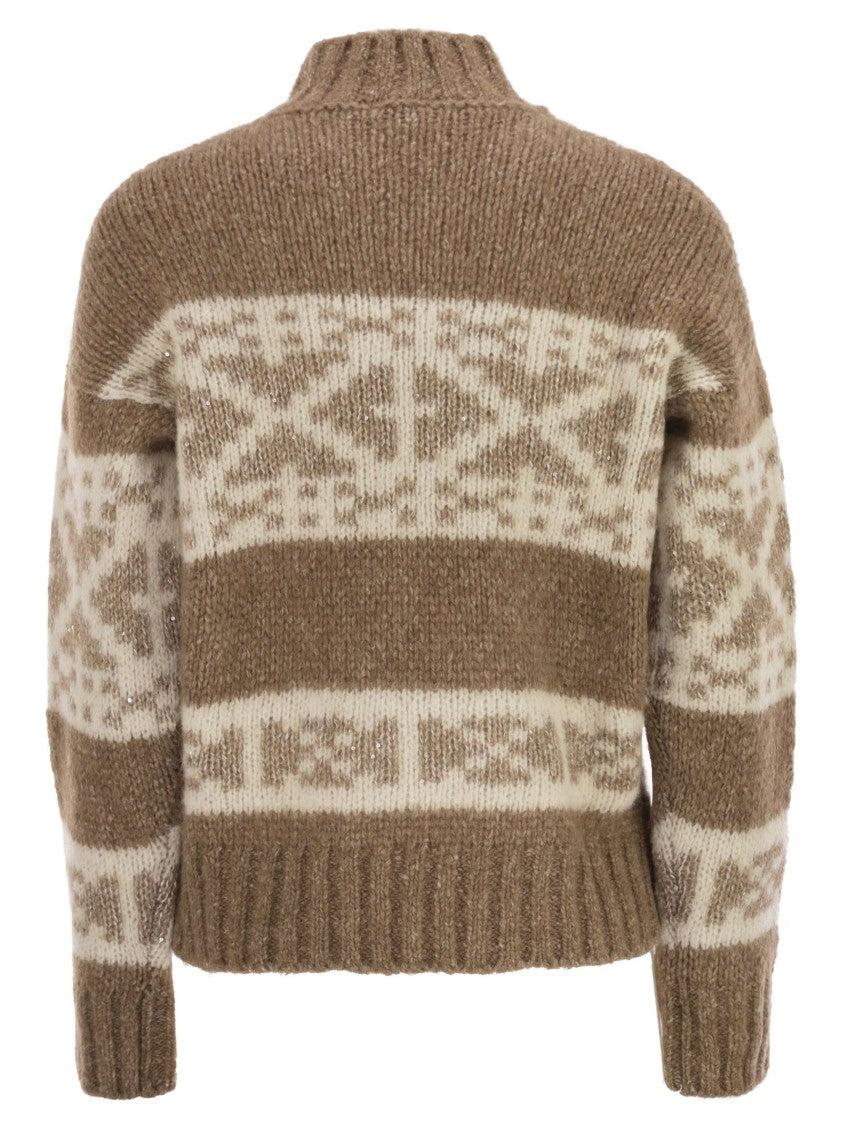 Peserico Alpaca, Cotton And Wool Knitwear