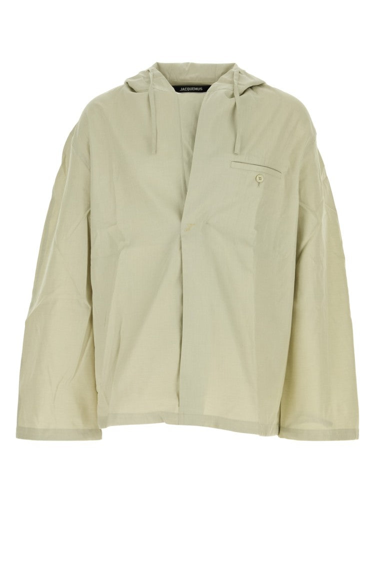 Jacquemus Cropped Hooded Blouse