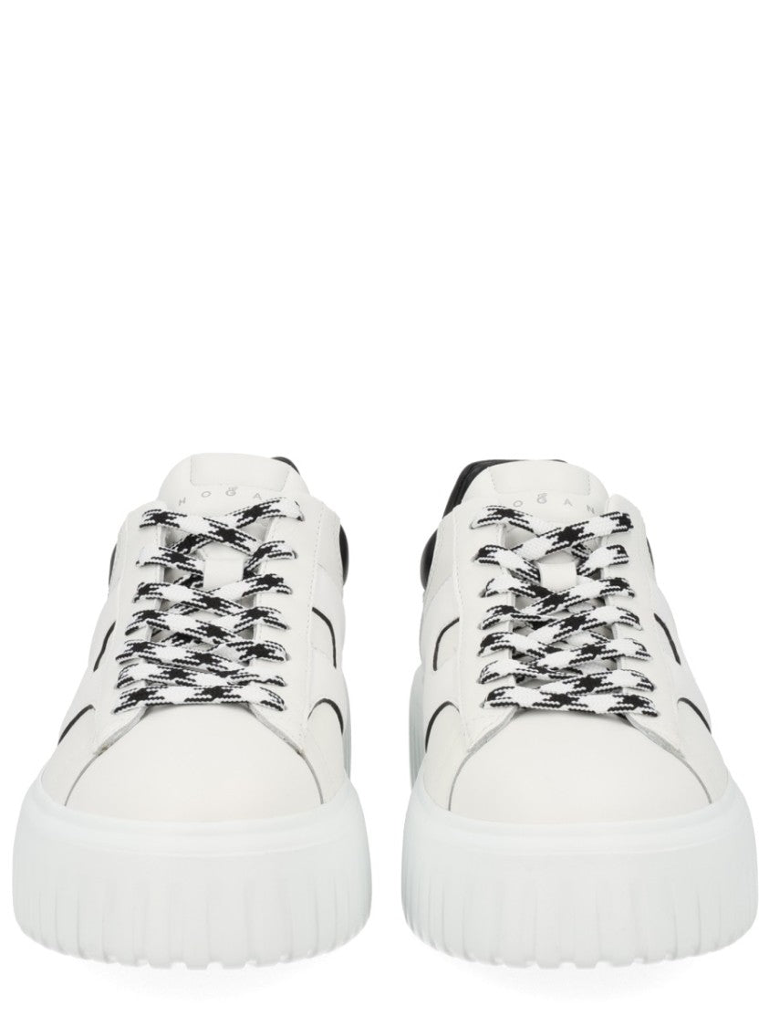 Hogan H-Stripes Embossed Chunky Sneakers