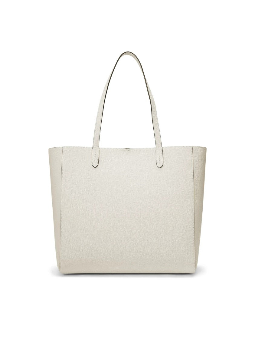 Lauren Ralph Lauren White Recycled Nylon Tote Bag