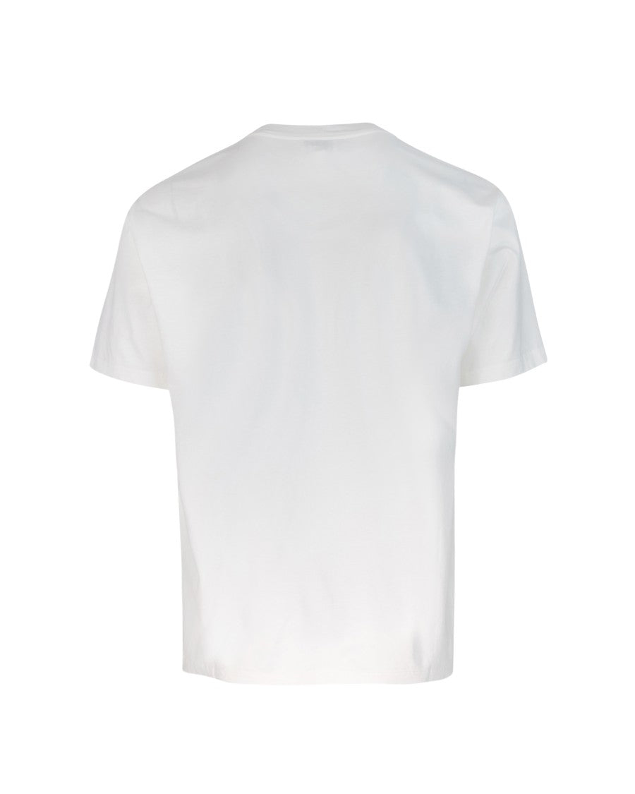 Kenzo White T-Shirt With Boke Flower Print
