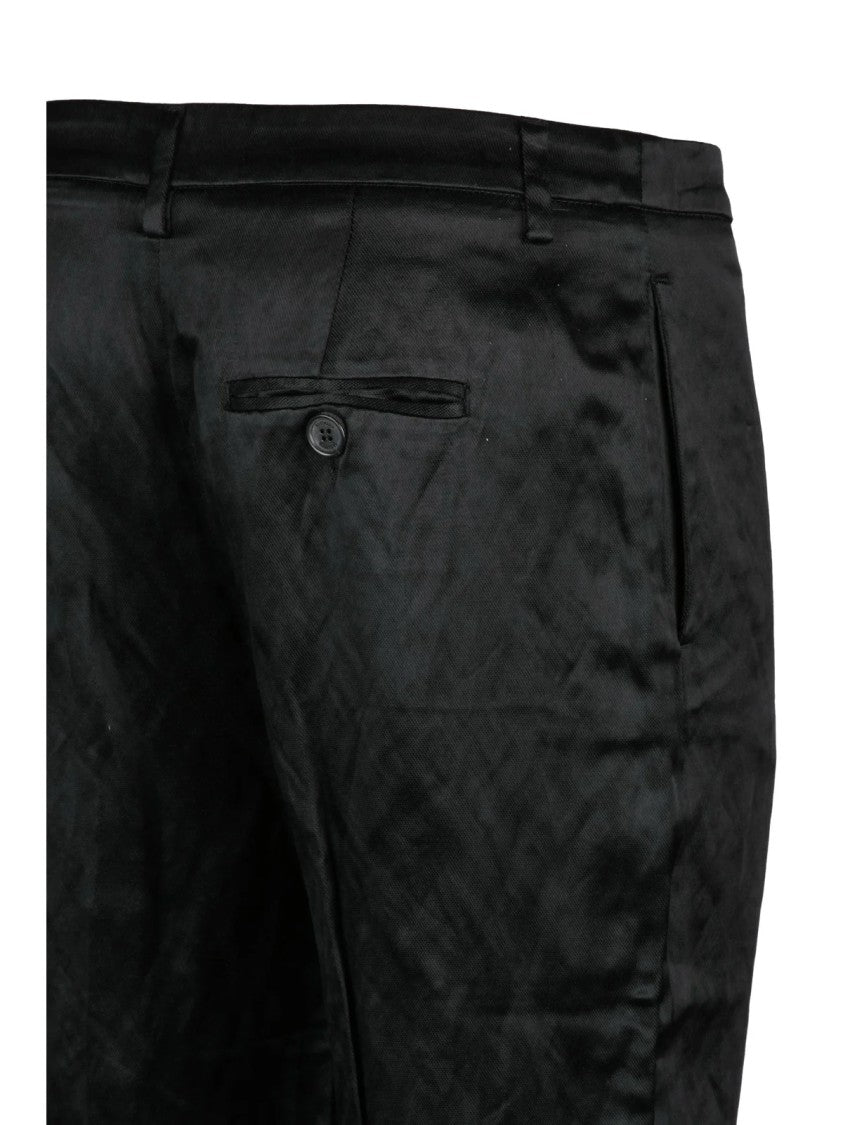 Vivienne Westwood Satin Tuxedo Trousers With Elegant Fit And Refined Finish