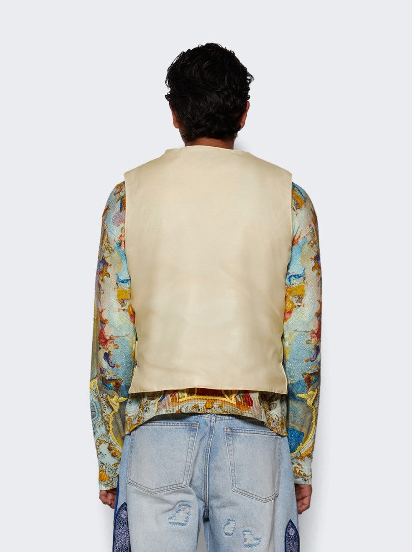 Who Decides War Organza Bullet Point Vest - Tan