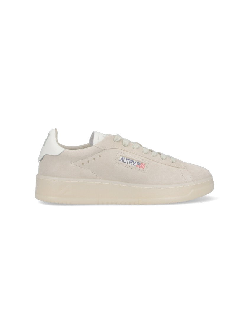 Autry "Dallas" Low Sneakers – Beige