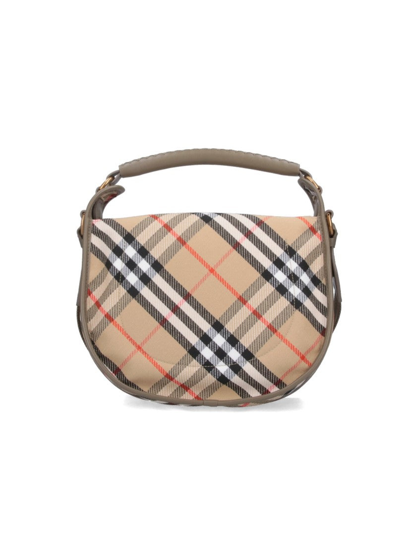 Burberry "Messenger B" Small Handbag Beige