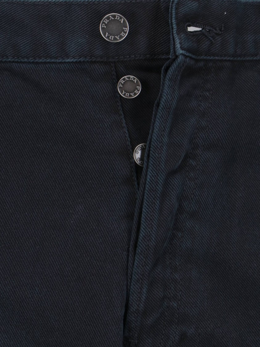 Prada Straight Jeans – Black