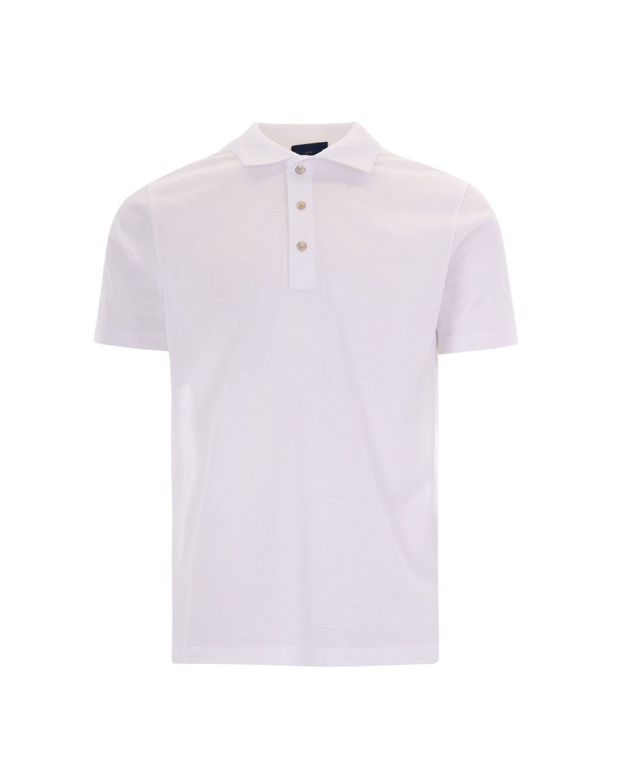 Paul & Shark White Double Jersey Polo