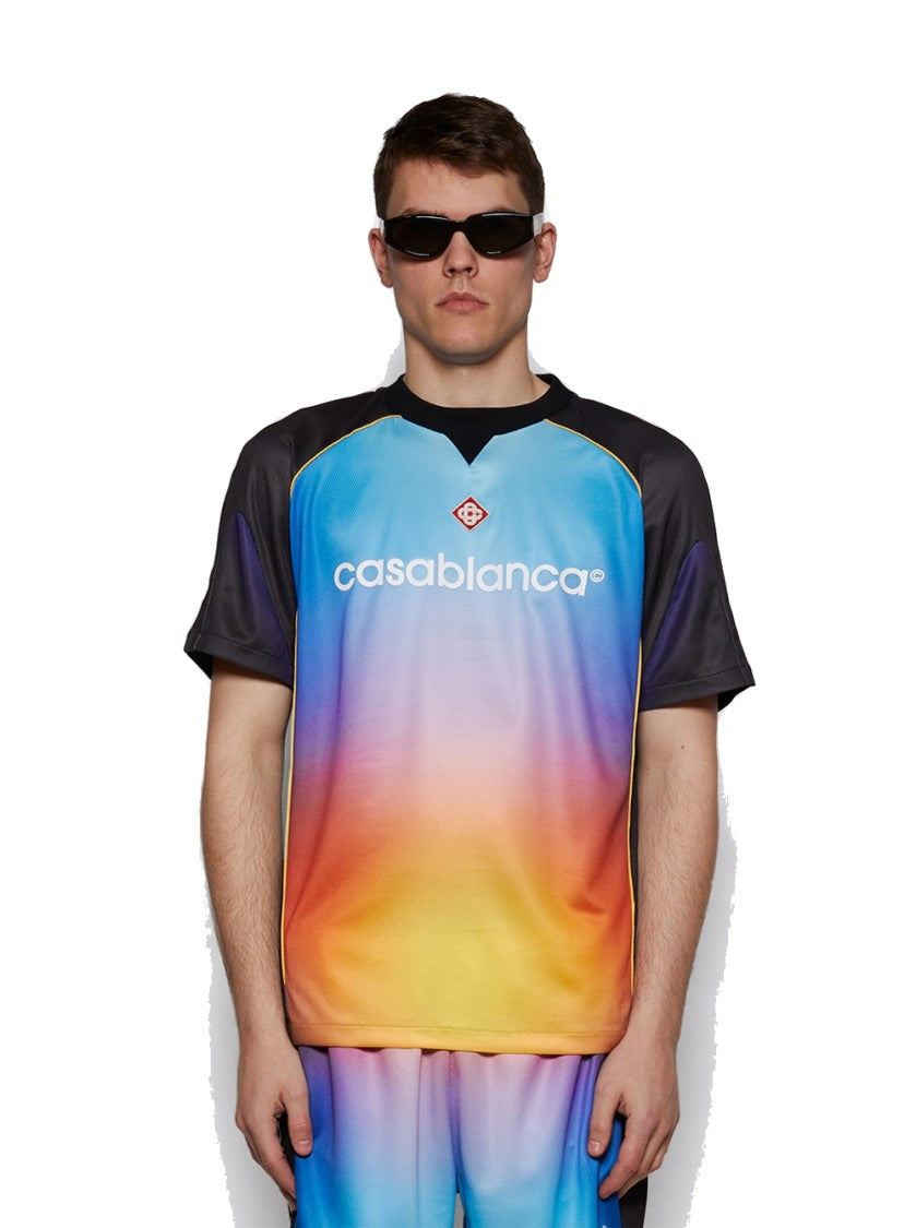 Casablanca Printed Football Top Gradient