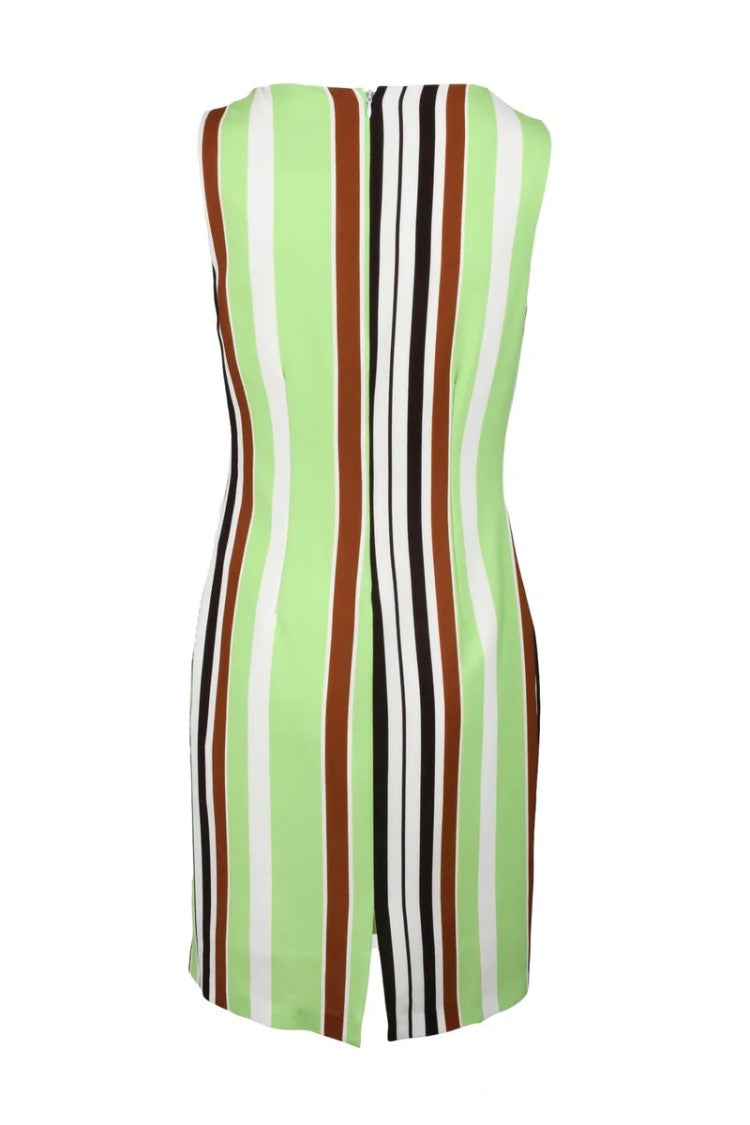 Bottega Martinese Multicolor Polyester Stretch Dress