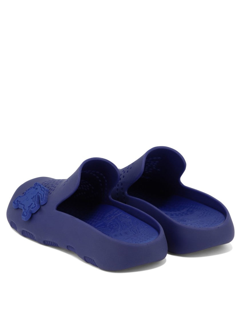 Burberry Perforated Slip-On Loafers
