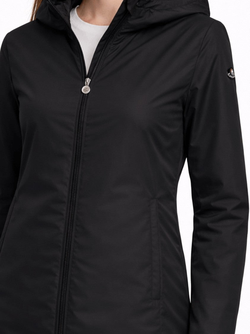 Canadiens Aster Fitted Hooded Black Jacket