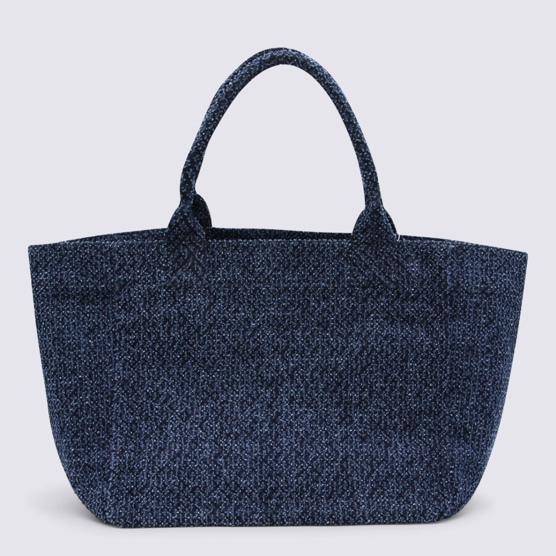 Ganni Black Leather Top Handle Handbag