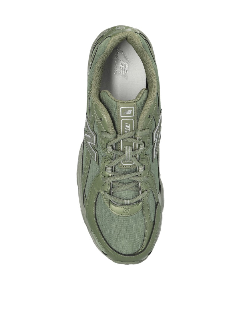 New Balance 740 Dark Olivine Khaki Sneakers