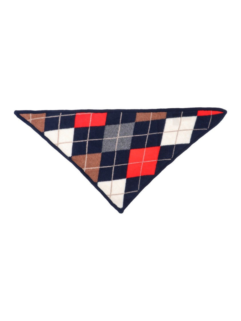 &Daughter Multicolor Argyle Cashmere Scarf