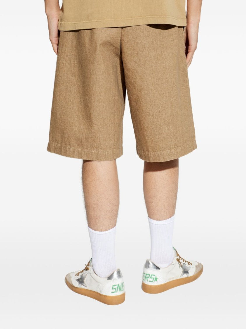 Jacquemus Warm Beige Cotton Shorts